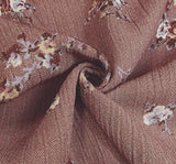 1 Yard Rose Rayon Crepon Crinkle Fabric Rayon Lightweight Apparel Fabric 50/52 Inch Width