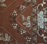 Rayon Crinkle 1D1587 Rayon Fabric - Rust, Textured Crinkle, 50/52" Width (1 Yard)
