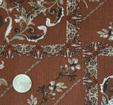 1 Yard Rust Orange Rayon Crinkle Crepon Fabric Rayon Apparel Textile 50/52 Inches Wide