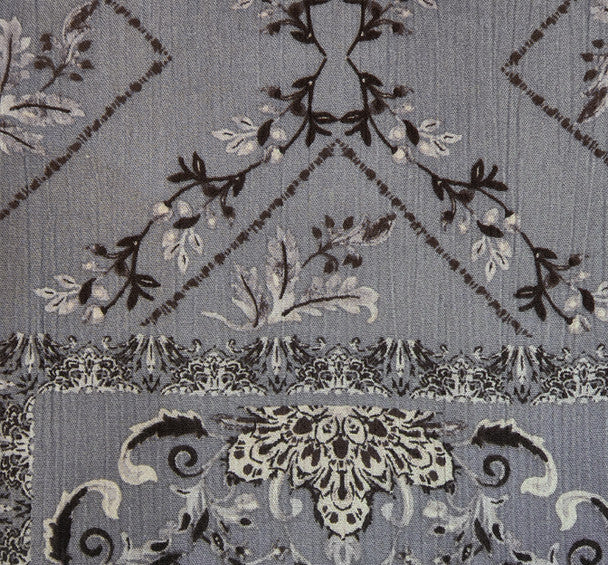 1 Yard Textured Warm Gray Rayon Crinkle FabricRayon Crepon Apparel 50/52 Inch Width