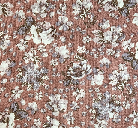 1 Yard Rose Rayon Crinkle Fabric Rayon Lightweight Apparel 50/52 Inch Width