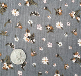 Rayon Crinkle 1D1615 Rayon Fabric - Warm Gray Crinkle Texture, 50/52" Width (1 Yard)