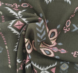 1 Yard Deep Gray Rayon Crinkle Fabric Lightweight Soft Rayon Apparel Material 50/52 Inch Width