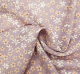 1 Yard Rayon Crinkle Fabric Pale Mauve Rayon Pale Mauve 50 to 52 Inches Wide