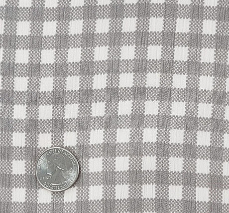 1 Yard Rayon Crinkle Fabric Dark Cement Rayon Dark Cement 50 to 52 Inches Wide