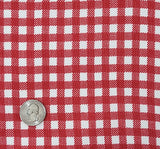 1 Yard Mars Red Rayon Crinkle Apparel Fabric, 50/52" Wide Lightweight Textured Crepon