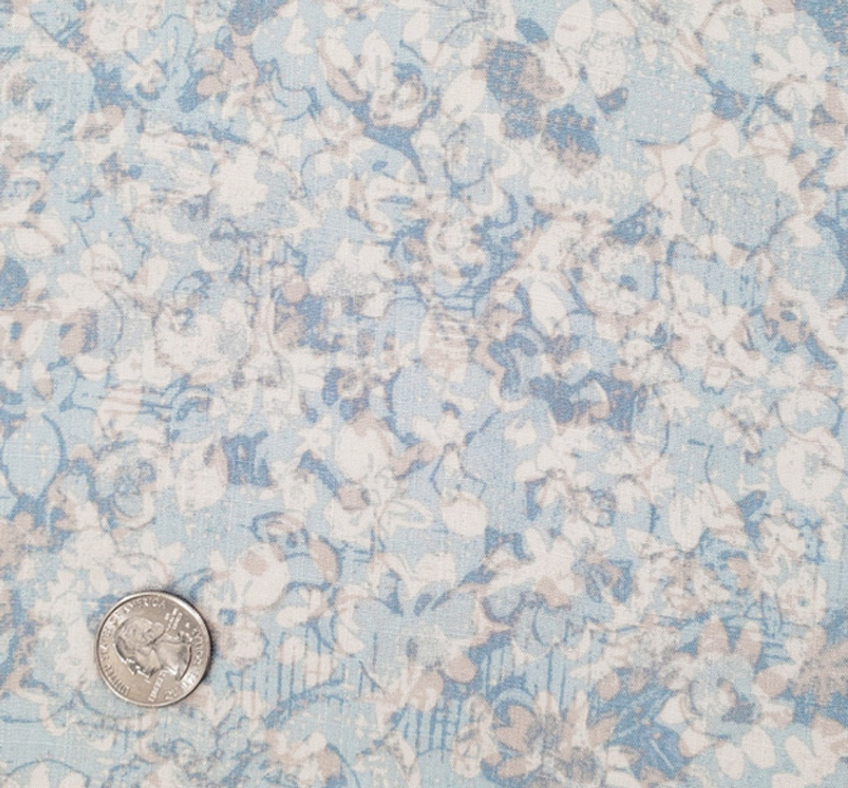 Sky Gray Rayon Slub 1 Yard Fabric 55/56" Soft Textured Rayon Apparel Material