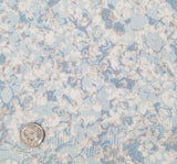 Sky Gray Rayon Slub 1 Yard Fabric 55/56" Soft Textured Rayon Apparel Material