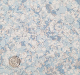 Rayon Slub 1D1673 100 Percent Rayon Fabric - Sky Gray, Slub Texture, 55/56" Width