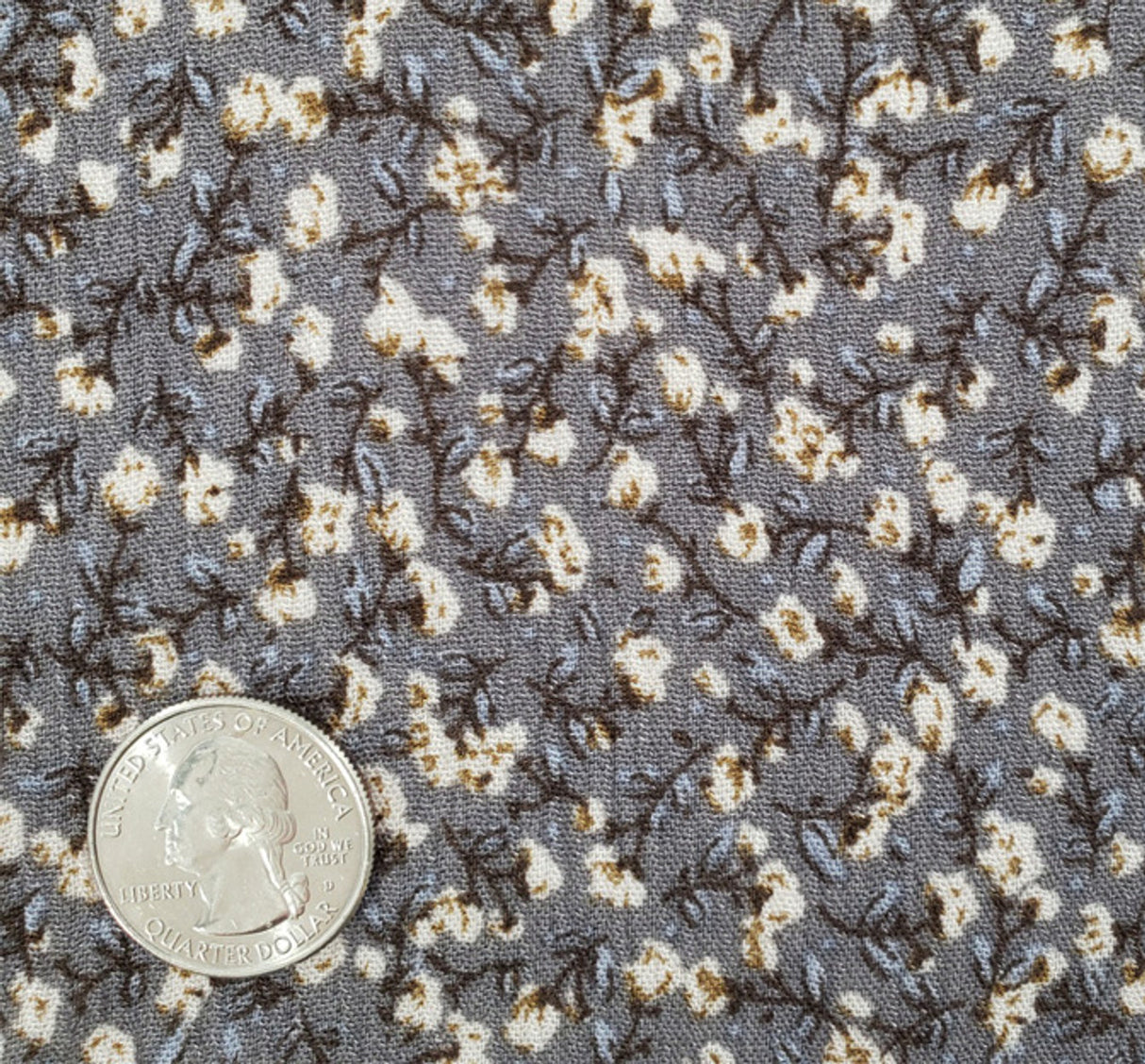 1 Yard Ash Rayon Crepon Fabric Lightweight Woven Textured Pleated Apparel Width 50/52"