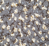 Rayon Crinkle 1D423 Ash Rayon Fabric - Ash, Crinkle Texture, 50/52" Width (1 Yard)
