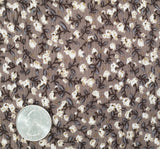 Rayon Crinkle 1D423 Mocha Rayon Fabric - Mocha Textured Crinkle, 50/52" Width