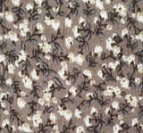 Rayon Crinkle 1D423 Mocha Rayon Fabric - Mocha Textured Crinkle, 50/52" Width