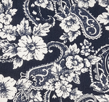 1 Yard Navy Rayon Crinkle Fabric For Dresses Blouses Skirts Lightweight Apparel 50/52" Width