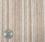 1 Yard Breathable Ivory Rust Rayon Crinkle Fabric Perfect For Dresses Blouses Skirts Apparel 50/52" Width
