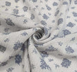 Rayon Crinkle 1D730 Rayon Fabric - Cool Gray Crinkle Texture, 50/52" Width (1 Yard)