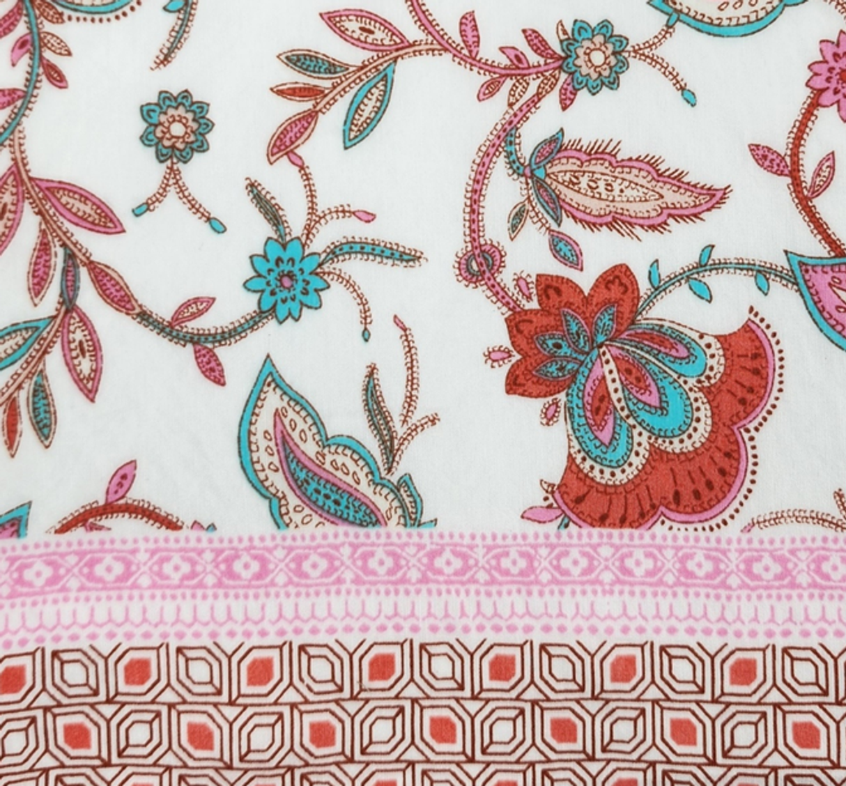 1 Yard Pink Rayon Nylon Poplin Fabric Lightweight Soft Material for Apparel 57/58 Inches Wide