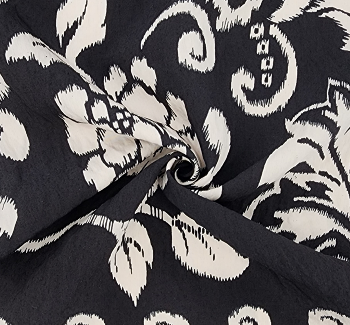 Rayon Nylon Poplin Black 1 Yard Lightweight 57/58" Apparel Fabric
