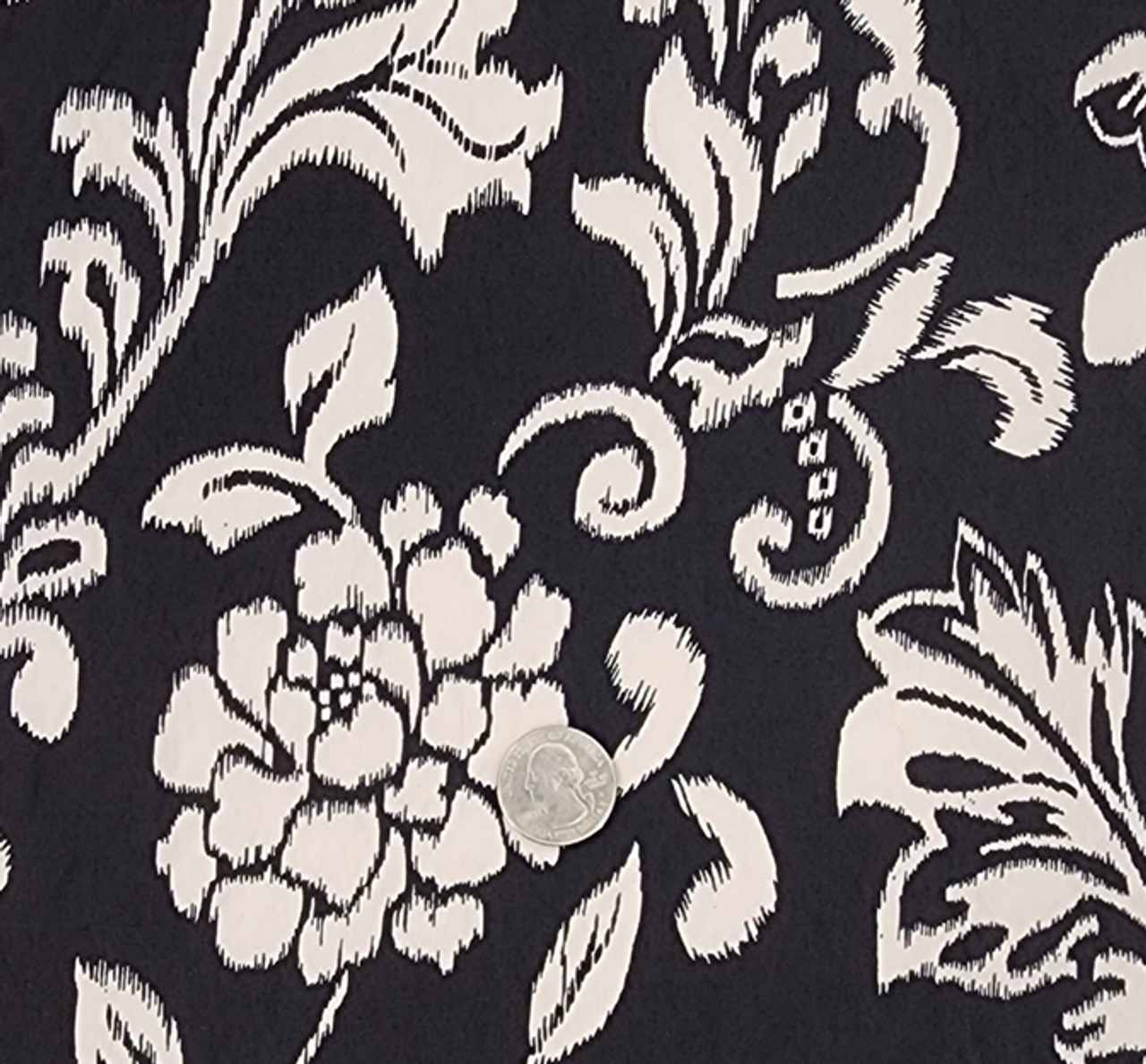 1 Yard Lightweight Rayon Nylon Poplin Fabric Black For Stylish Clothing 57/58 Inches Width