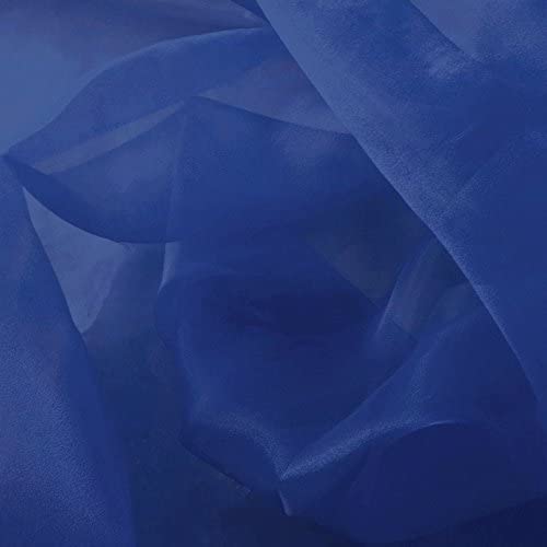 1 Yard Sparkle Crystal Sheer Organza Fabric, 60? Wide Shiny 100% Polyester Fabric for Fashion, Crafts, Decorations