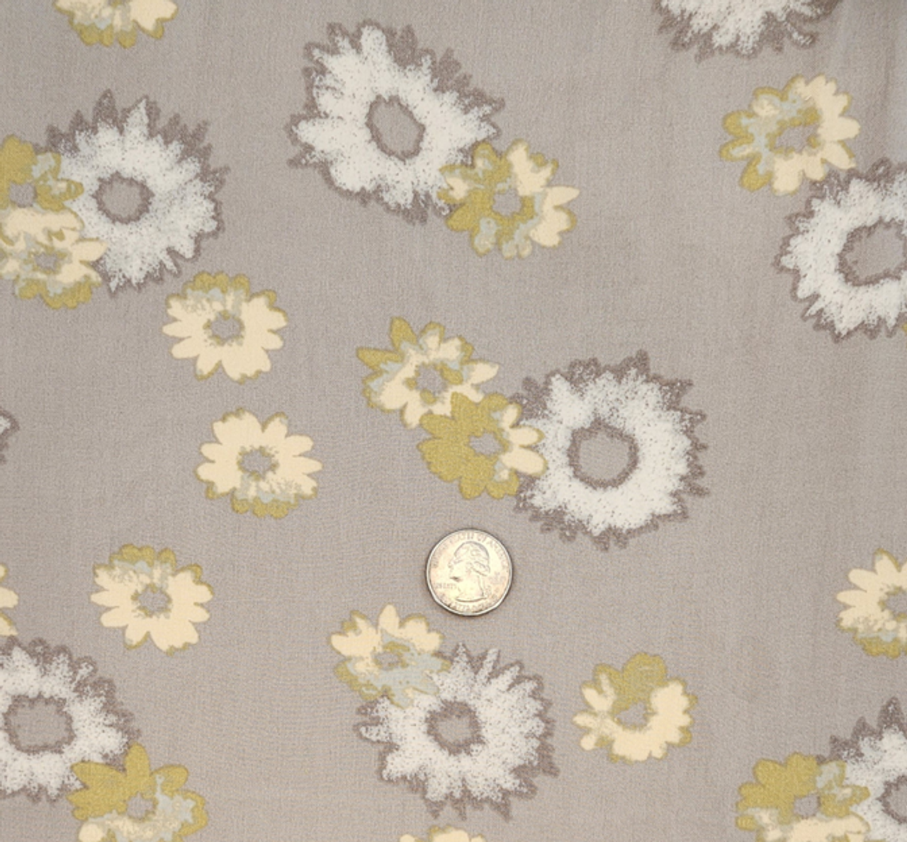 Rayon Poplin Cement 1 Yard Lightweight 55/56" Apparel Fabric