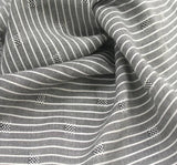 1 Yard Mauve Rayon Dobby Stripe Fabric For Blouses And Dresses Soft Lightweight 57/58" Wide