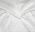 Rayon Satin Stretch Rayon Spandex Fabric - Solid Ivory, 53/54" Width (1 Yard)