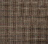 Rayon Yarn Dyed Plaid 1 Yard Fabric Taupe Black 50/51? Wide, Ultra Soft Lightweight