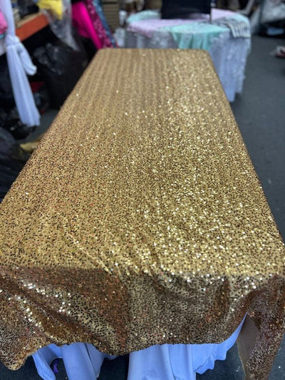 1 Yard Rectangle Sequin Taffeta Tablecloth 55 x 108 Inches Shiny Polyester Linen for Events and Weddings