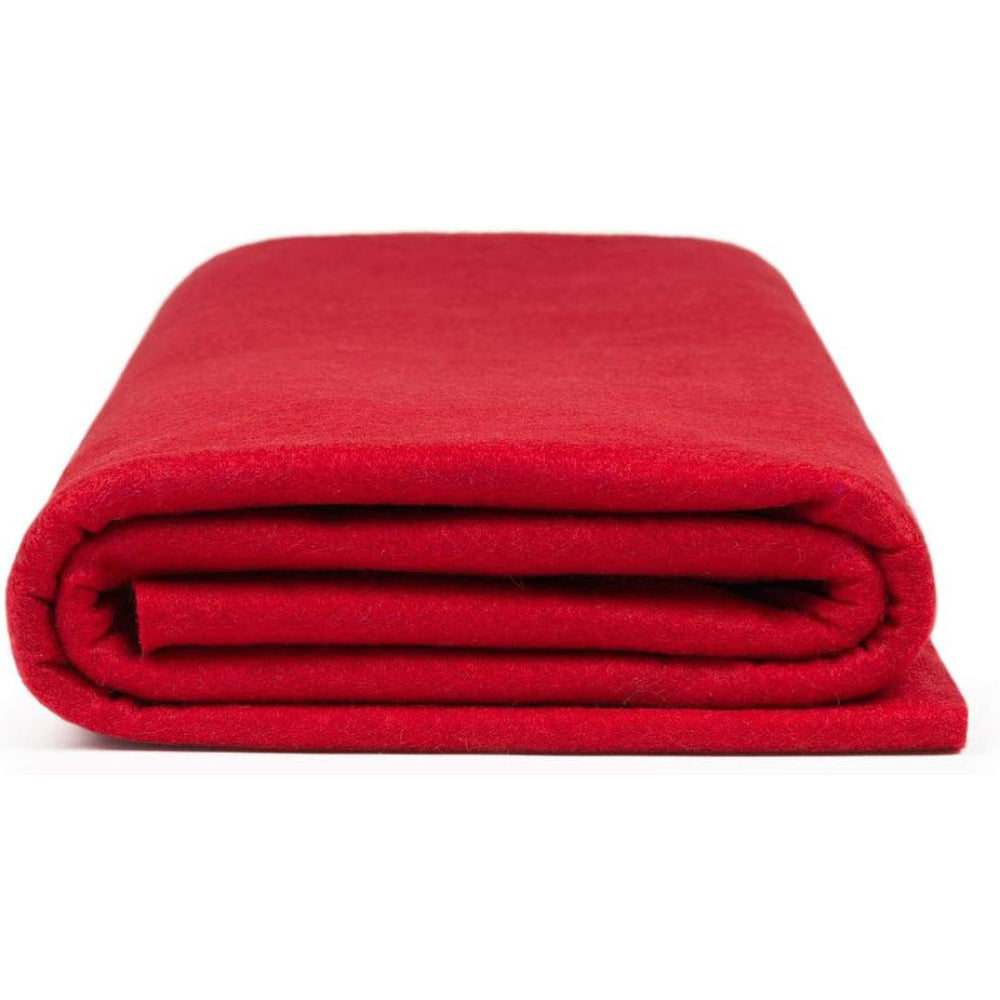Red Acrylic Felt Fabric Soft Durable 1.6mm Thick Craft DIY Arts Crafts Decorations Sewing 1 Yard