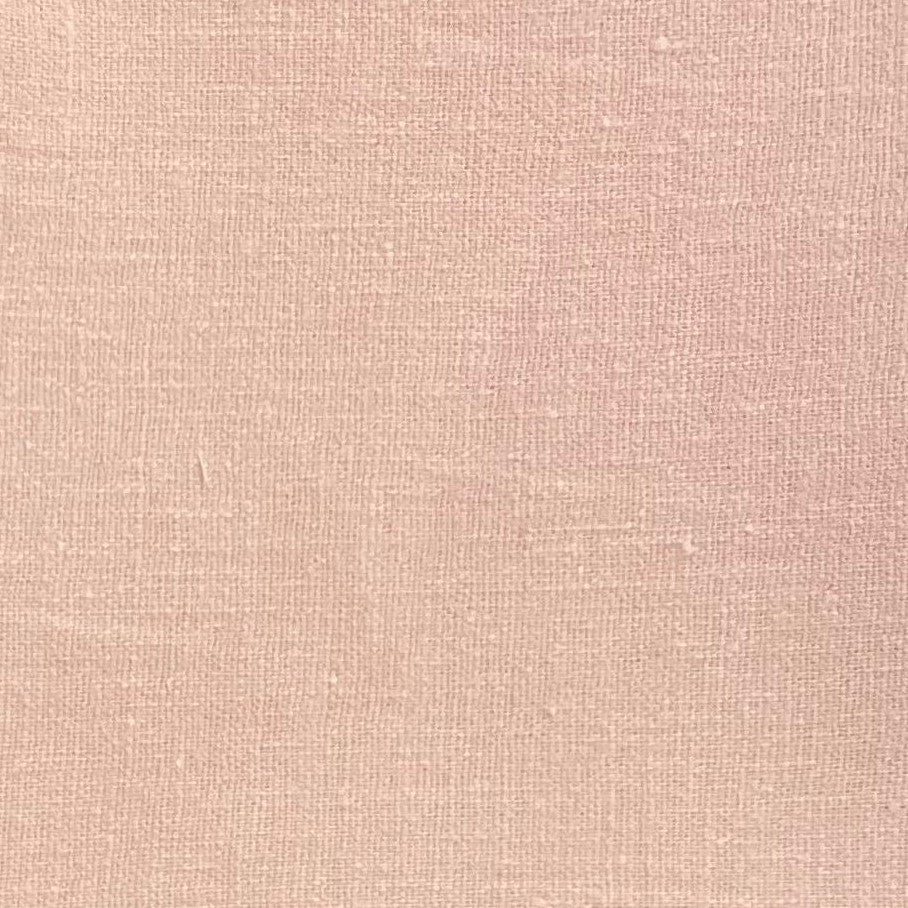 1 Yard Dusty Rose Linen Cotton Stretch Fabric Midweight Flat Woven 46 Inches Wide