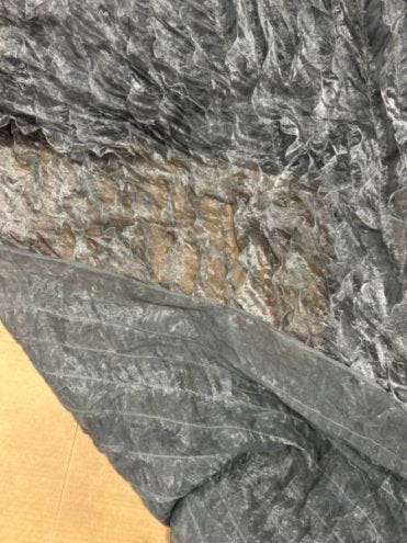 1 Yard Ruffle Organza Fabric Sheer Voluminous for Dresses Backdrops Decor & DIY Projects