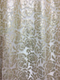 Polyester Mesh Fabric - 3MM Shiny Sequin Floral Design, 54" Width