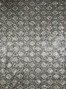 Polyester Non-Stretch Mesh Fabric - 3MM Geometric Design, Black/Gold, Black/Taupe