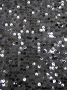 5Mm Shiny Sequin Paillettes Polyester Spandex Fabric - Black, Gold, Red, Purple, Turquoise, Silver, 56"-58" Width