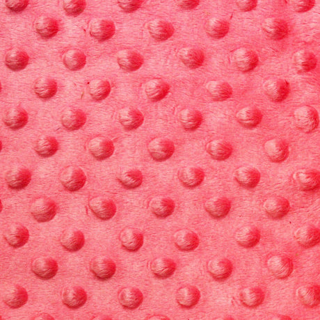 1 Yard Minky Dimple Dot Faux Fur Fabric, 60″ Wide 100% Polyester