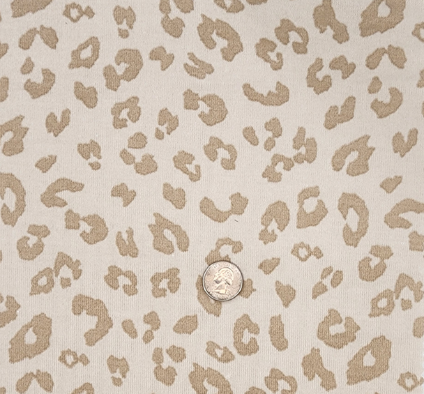 1 Yard Beige Sweater Knit Fabric, Soft Stretch Warm Knitwear 58/60 Inches Wide