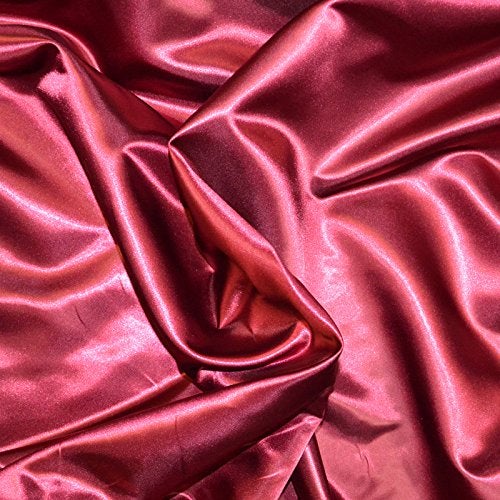1 Yard Versatile Satin Fabric by the Yard for Apparel & Event Design - Smooth & Radiant 60" Width