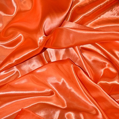 1 Yard Premium Satin Fabric by the Yard for Apparel & Events - Smooth & Lustrous 60" Width