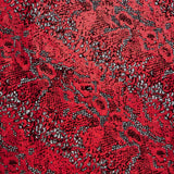 1 Yard Shakira Shattered Glass Foiled Spandex Fabric 4-Way Stretch, 60" Wide
