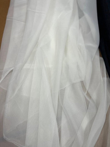 1 Yard Sheer Voile Fabric 118 Inches Wide Lightweight Draping Material for Events