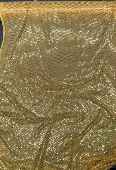 1 Yard Small Dot Confetti Sequin Fabric for Apparel Costumes and Decor 45 Inches Wide