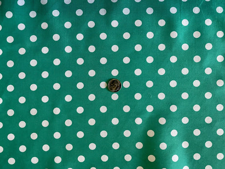 1 Yard Multi-Color Small Polka Dot Poly Cotton Fabric for Crafts Bedding Sewing Masks 60" Width