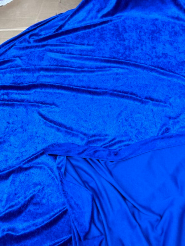 1 Yard Stretch Panne Velvet Velour Fabric Soft Shiny Knit for Apparel & Costumes