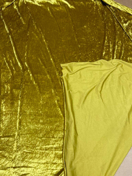 1 Yard Stretch Panne Velvet Velour Fabric Soft Shiny Knit for Apparel & Costumes