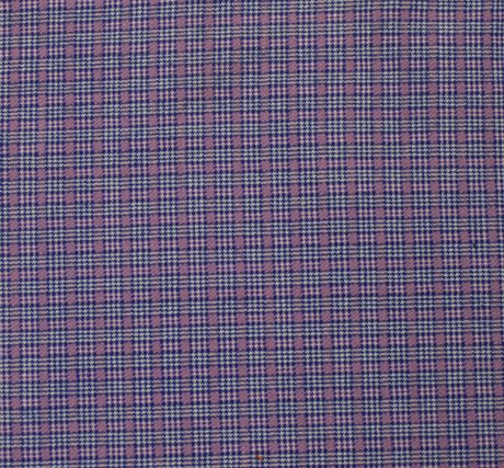 1 Yard Lilac Blue Stretch Plaid Suiting Fabric 44/45" Wide for Pants & Dresses