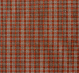 1 Yard Orange/Brown Stretch Plaid Fabric 44/45" Wide Medium Weight Apparel Material