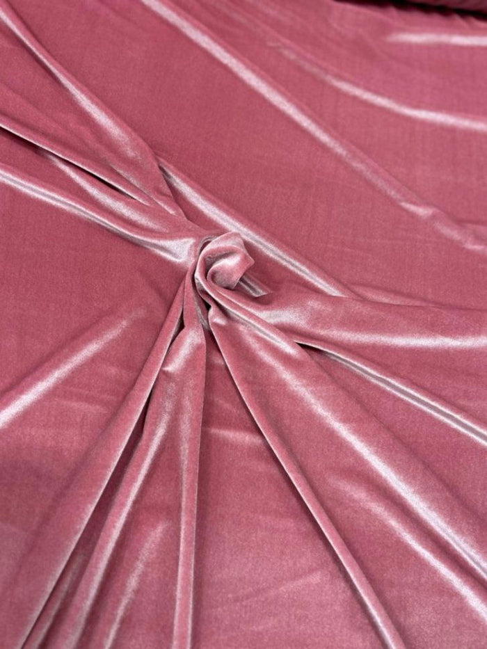 1 Yard Stretch Velvet Fabric Soft Durable Spandex Blend for Upholstery Events & Decor