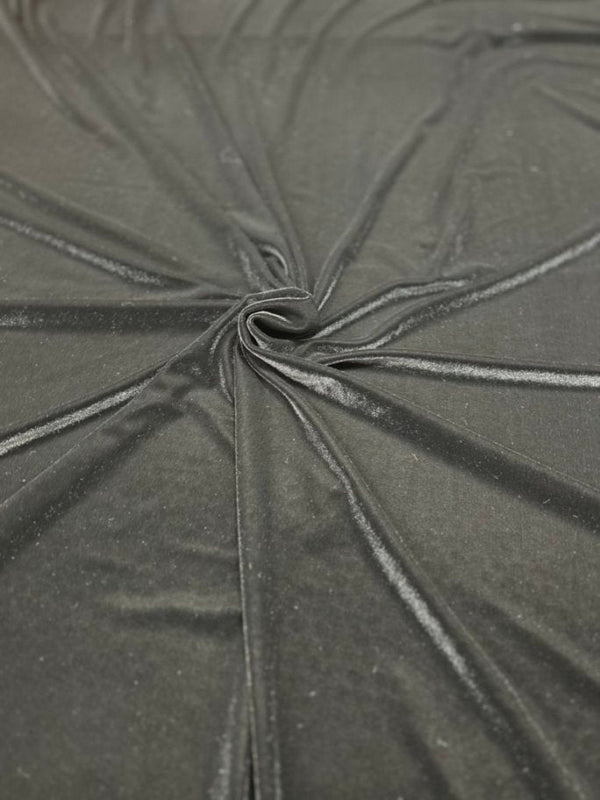 1 Yard Stretch Velvet Fabric Soft Durable Polyester Spandex for Upholstery & Event Decor
