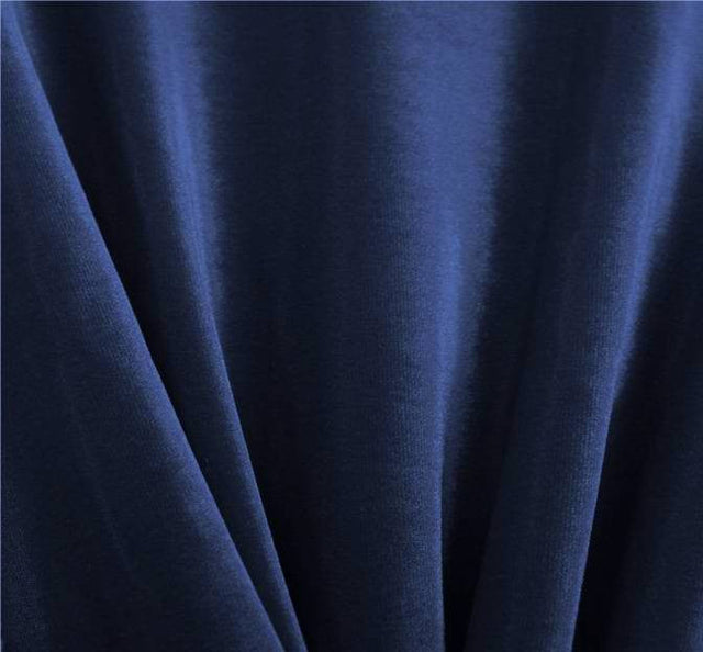 Stretch Velvet Solid Royal - Royal, 58/60" Width